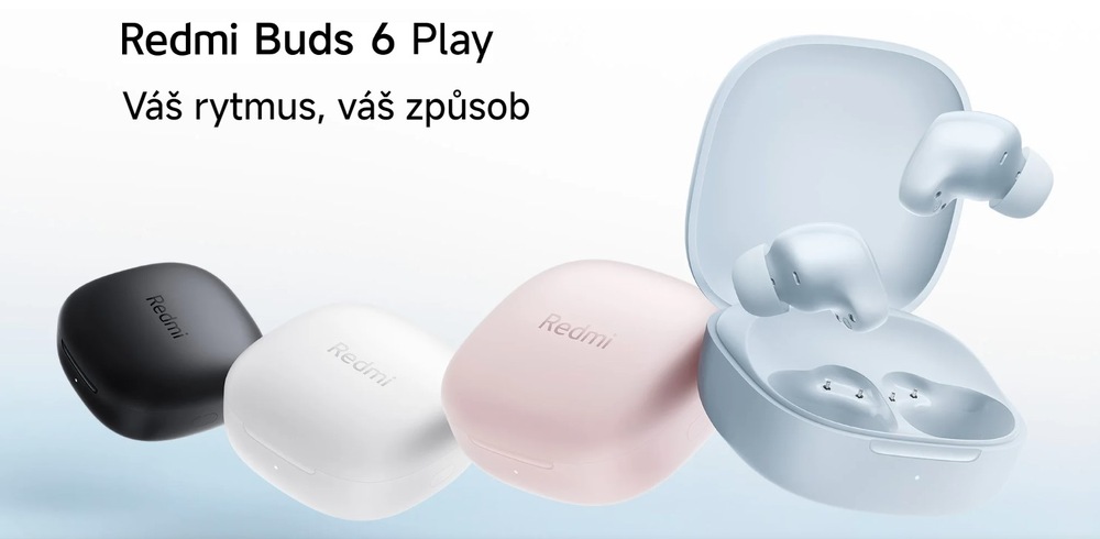 Sluchátka Xiaomi Redmi Buds 6 Play modrá Sluchátka Xiaomi Redmi Buds 6 Play modrá