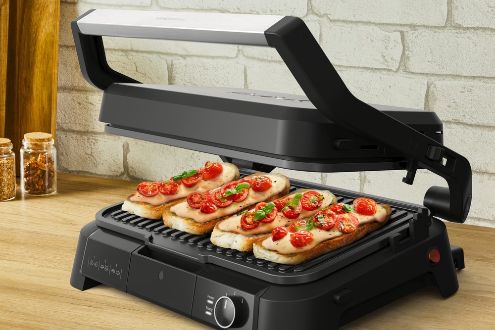 Gril Tefal GC520DE0 Supergrill 3in1 XL stříbrný