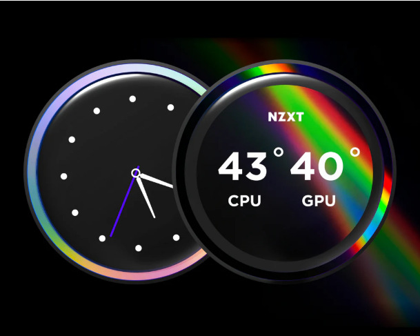 Vodní chladič NZXT Kraken 280 ELITE RGB RGB osvětlení NZXT Kraken 280 ELITE RGB