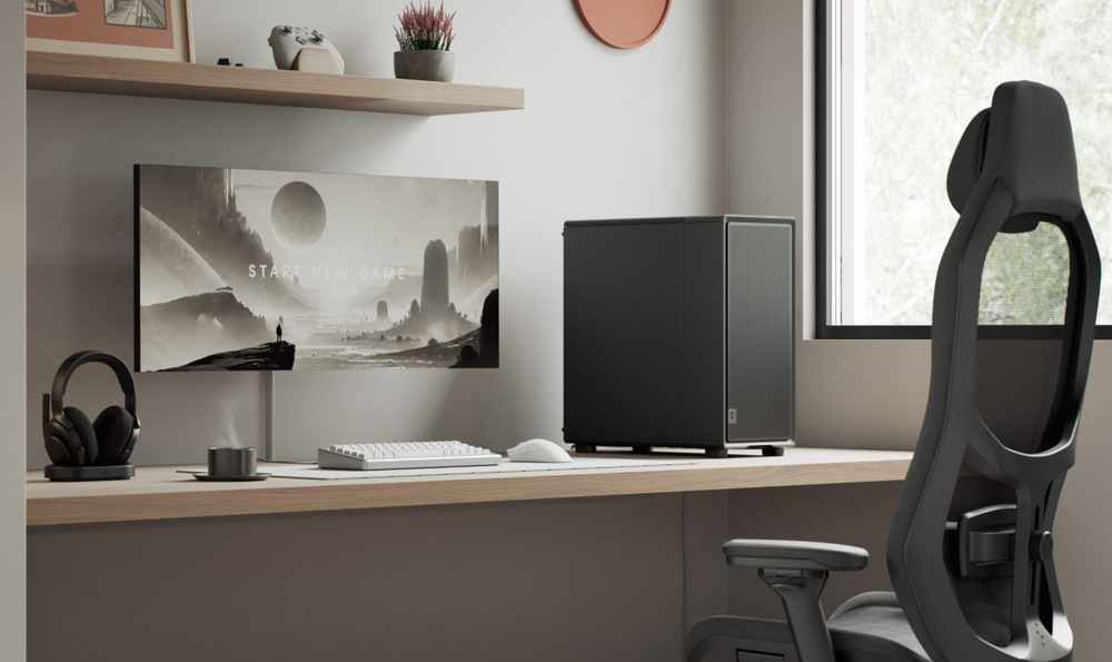 Case FRACTAL DESIGN Epoch Transparent bílá FRACTAL DESIGN Epoch nabízí důležité porty pěkně po ruce