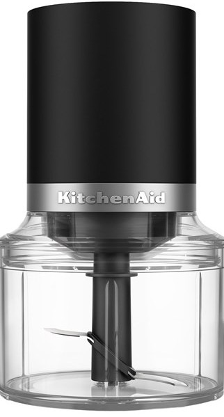 Bezdrátový sekáček potravin KitchenAid 5KTCR350BM je dodáván bez baterie
