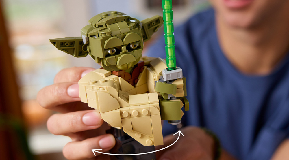 Stavebnice LEGO® Star Wars™ 75438 Busta Yody 399 dílků nabízí dospělým fanouškům kreativní stavění, které mohou doplnit dalšími modely ze světa Star Wars.