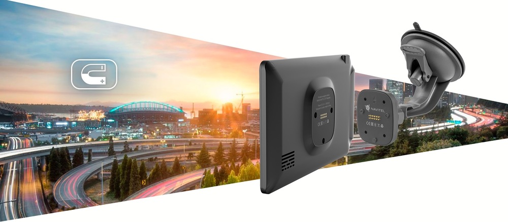 Navigační systém GPS NAVITEL E707 MAGNETIC šedá Navitel E707 Magnetic