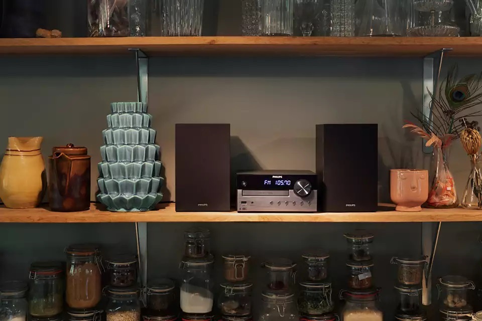 Mikrosystém Philips TAM4505 černý/šedý Mikrosystém Philips TAM4505 černý/šedý
