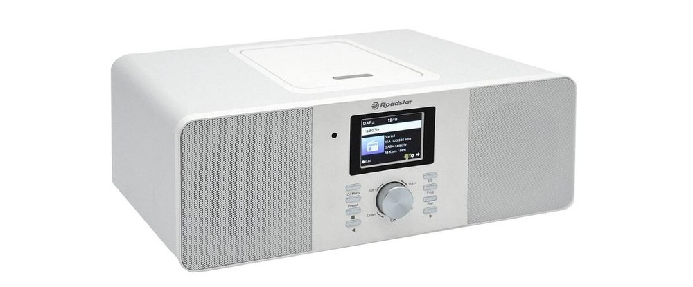 Internetový radiopřijímač s DAB+ Roadstar IR-540D+BT bílý