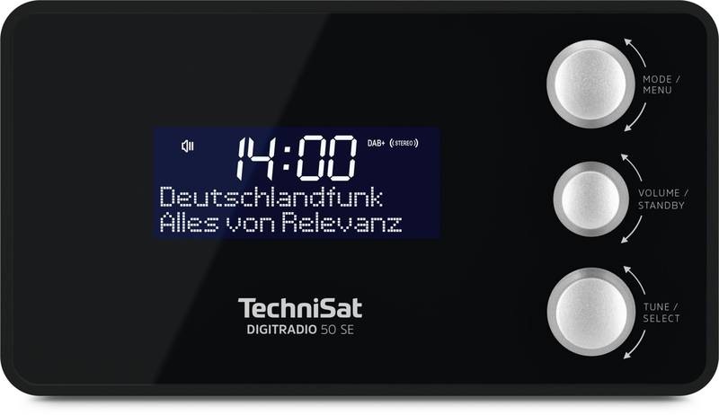 Radiobudík Technisat DigitRadio 50SE černý TechniSat DIGITRADIO 50 SE