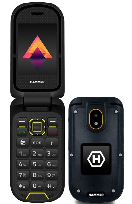 Mobilní telefon myPhone Hammer Bow LTE černý/oranžový