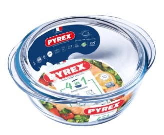 Zapékací mísa Pyrex průměr 20 cm, 2,1 l sklo