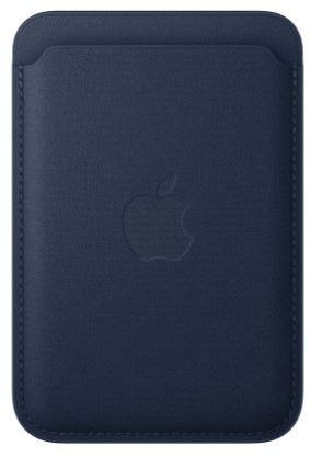 Peněženka Apple FineWoven s MagSafe k iPhonu - temně modrá