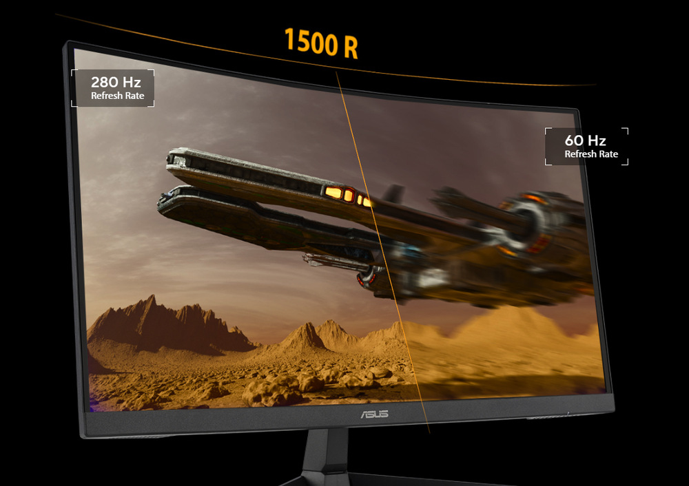 ASUS TUF Gaming VG27VQM1B nabízí 280Hz obnovovací frekvenci