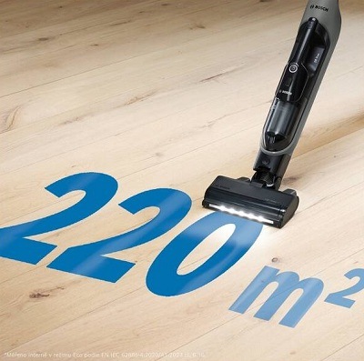 Tyčový vysavač Bosch flexxi zvládne uklidit až 220 m2