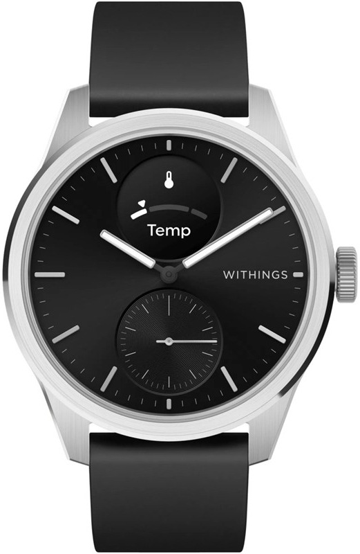 Chytré hodinky Withings ScanWatch 2 (42 mm), černá barva