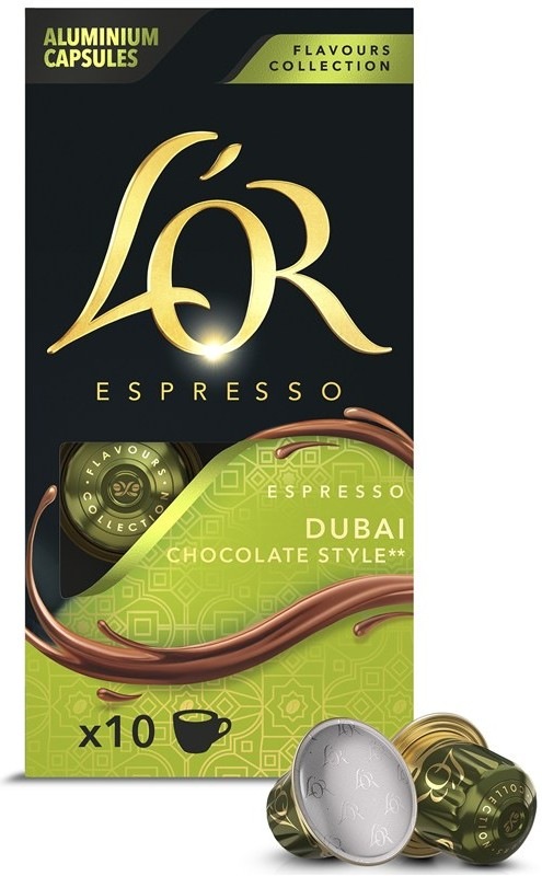 Kapsle L'OR Espresso Dubai Chocolate style v počtu 10 ks v balení