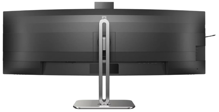 Zadní strana monitoru Philips 49B2U5900CH s výškově nastavitelným stojanem