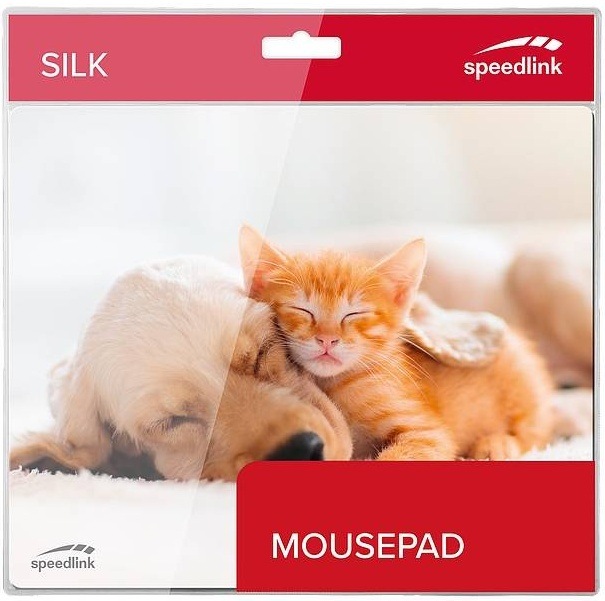 Podložka pod myš Speed Link SILK Dog & Cat, 23 × 19 cm Podložka pod myš Speed Link SILK Dog & Cat, 23 × 19 cm