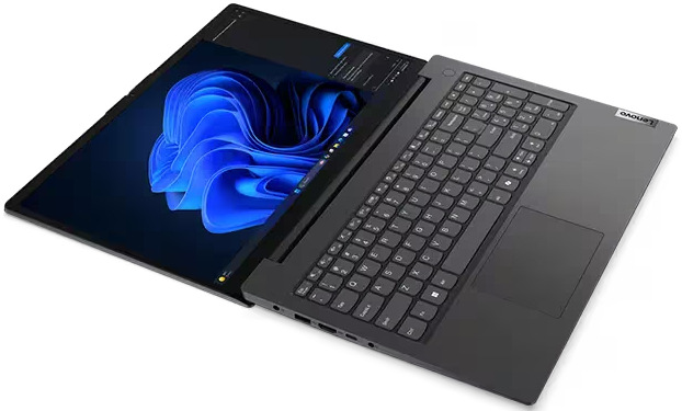 Notebook Lenovo V15 G5 IRL černý Notebook Lenovo V15 G5 IRL s flexibilním pantem a 180° otvíráním