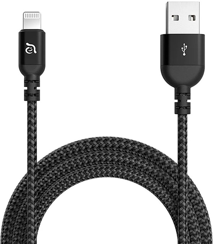 Kabel ADAM Elements AE PeAk III 200B USB-A/MFi Lightning o délce 1,2 m