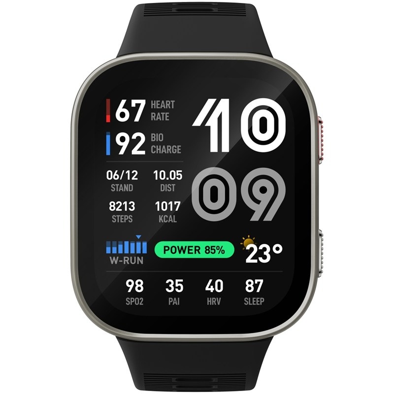 Chytré hodinky Amazfit Bip Max - černé/stříbrné