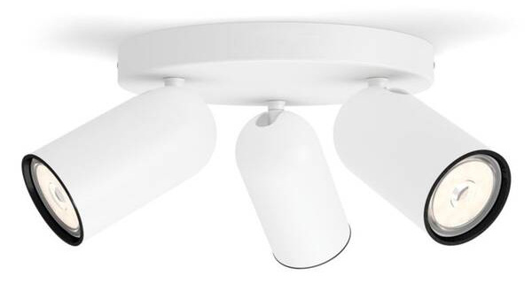 Bodové svítidlo Philips Pongee, 3xGU10 bílé