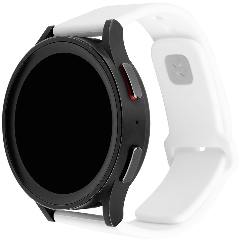 Řemínek FIXED Silicone Sporty Strap s Quick Release 20mm bílý