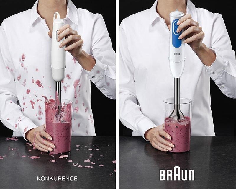 Ponorný mixér Braun Multiquick 3 MQ3000 WH Smoothie + bílý/modrý