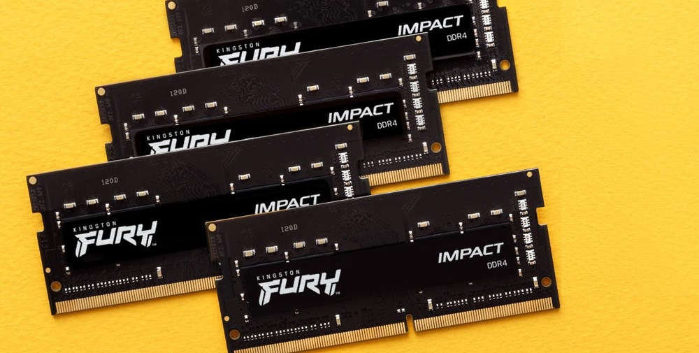 Operační paměť Kingston FURY Impact 64GB (2x32GB) DDR4 3200MHz CL20 SO-DIMM Kingston FURY Impact DDR4 64 GB (2× 32 GB) (KF432S20IBK2-64)