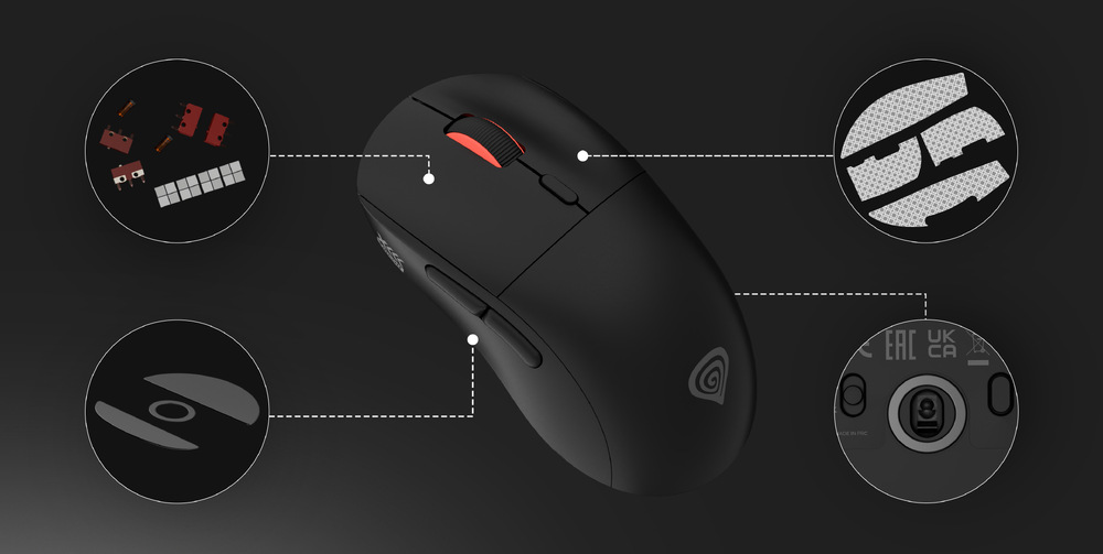 Myš Genesis ZIRCON XIII bílá Genesis ZIRCON XIII