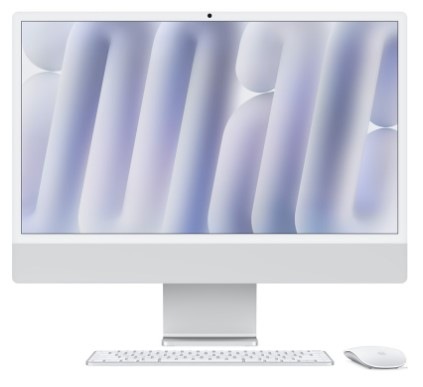 Počítač All In One Apple iMac 24" CTO Sklo s nanotexturou M4 10× CPU 10× GPU, 24 GB, 256 GB - stříbrný CZ