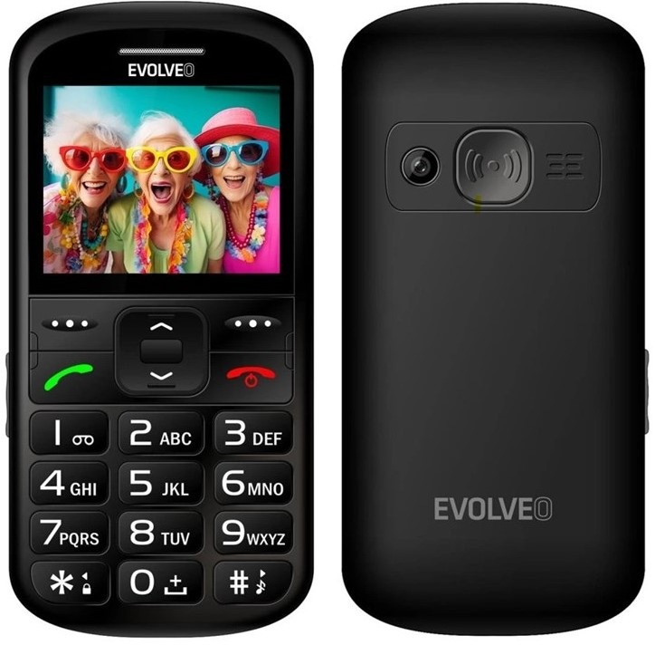Mobilní telefon Evolveo EasyPhone XS - černý