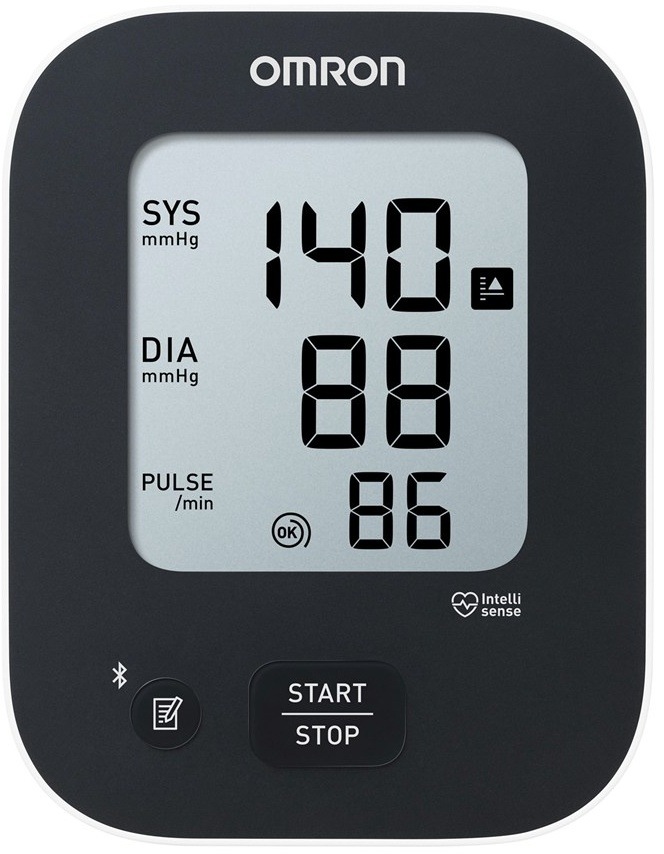Tlakoměr na paži OMRON M2+ Connect (HEM-7188-T1-LE) černý/bílý Tlakoměr na paži OMRON M2+ Connect (HEM-7188-T1-LE) černý/bílý