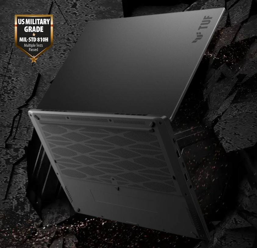 Odolný design notebooku Asus TUF Gaming A14