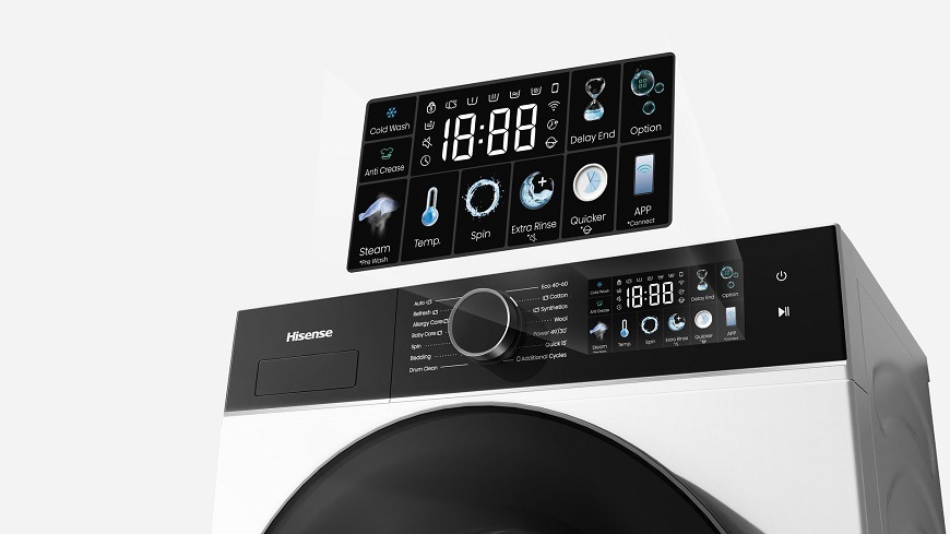 ovládací panel pračky hisense WF3I7027BWJ 
