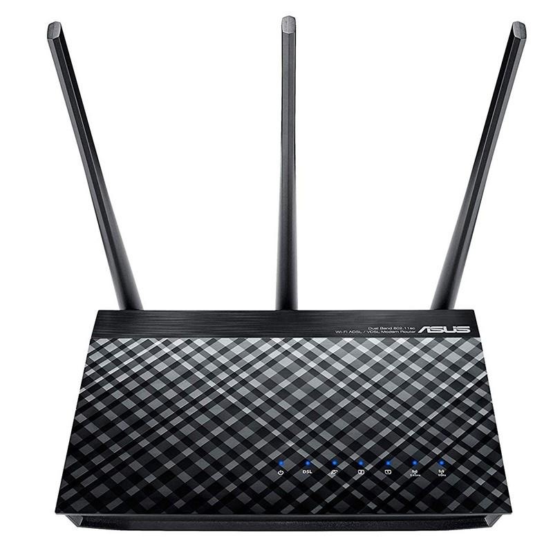 Router Asus DSL-AC750 - AC750 dvoupásmový ADSL/VDSL Wi-Fi Modem