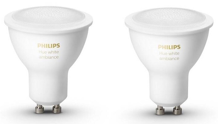 Chytrá žárovka Philips Hue Bluetooth 5W, GU10, White Ambiance (2ks) Chytrá žárovka Philips Hue Bluetooth 5W, GU10, White Ambiance (2ks)