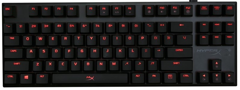 Klávesnice HyperX Alloy FPS Pro Mechanical, MX Red, US černá Klávesnice HyperX Alloy FPS Pro Mechanical, MX Red, US černá