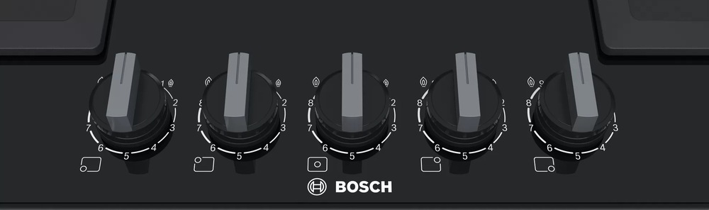 Plynová varná deska Bosch Serie 6 PPQ7A6B20 černá