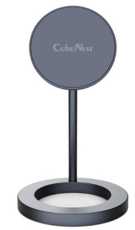 Bezdrátová nabíječka Cubenest Magnetic Wireless S111 šedá Bezdrátová nabíječka Cubenest Magnetic Wireless S111 šedá