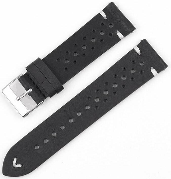Řemínek RhinoTech univerzální Genuine Leather Quick Release 20mm černý