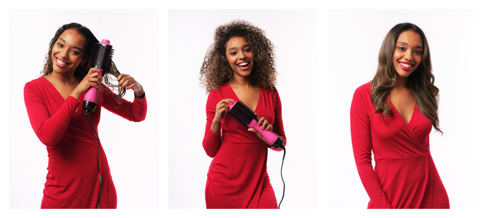 Vlasový kartáč Revlon One-Step Volumizer RVDR5222PE, pink růžová