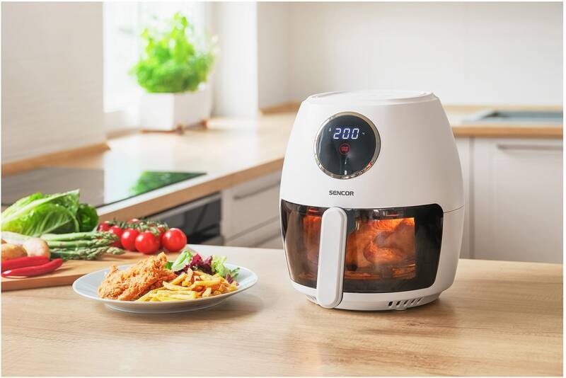 Fritéza horkovzdušná Sencor SFR 5340WH bílá Fritéza horkovzdušná Sencor SFR 5340WH bílá