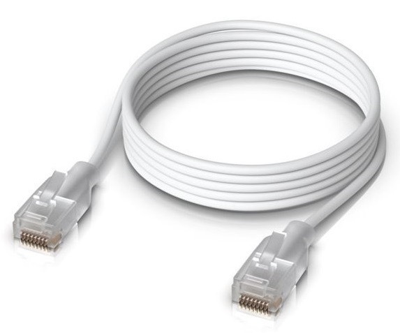 Kabel Ubiquiti UniFi Patch 1m, Cat.6, 2.5Gbps bílý