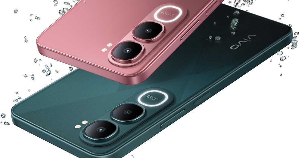 Mobilní telefon vivo Y21d 4 GB / 128 GB fialový Detail telefonů Vivo ve dvou barevných variantách