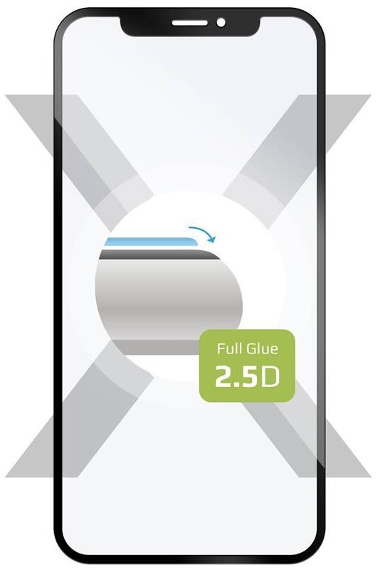 Tvrzené sklo FIXED Full-Cover na Xiaomi Mi 11 Lite/Mi 11 Lite 5G černé