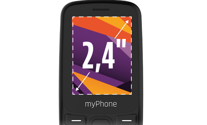 Mobilní telefon myPhone 6410 LTE černý Mobilní telefon myPhone 6410 LTE černý