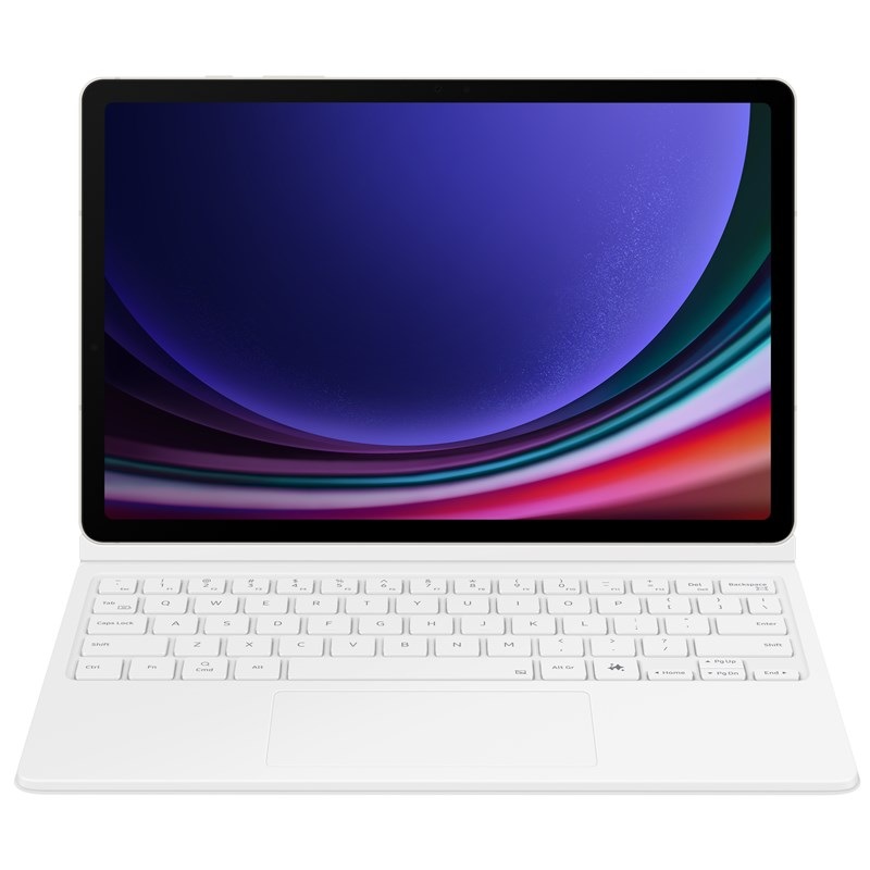 Pouzdro na tablet s klávesnicí Samsung Galaxy Tab S9/S9 FE/S10 FE s touchpadem bílé