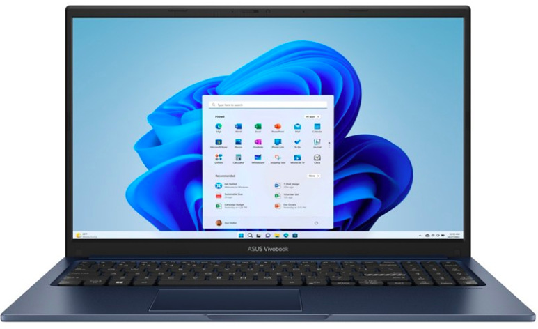 ASUS Vivobook 15 X1504VA-BQ3870W, 15,6palcový notebook v modrém provedení s Windows 11 Home