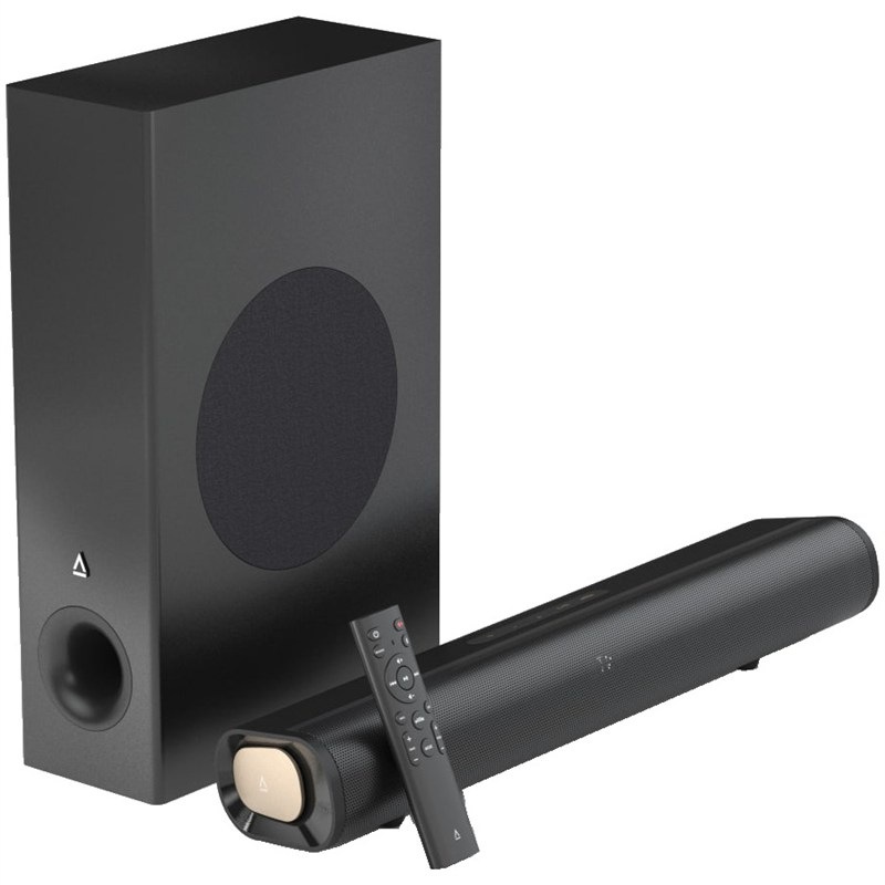 Soundbar Creative Stage Pro s dodávaným bezdrátovým subwooferem, černá barva