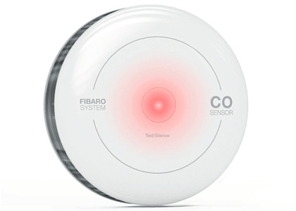 Detektor oxidu uhelnatého Fibaro bateriový, Z-Wave Plus Detektor oxidu uhelnatého Fibaro bateriový, Z-Wave Plus