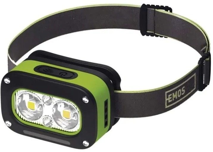 Nabíjecí LED čelovka EMOS se světelným tokem 175 lm a výkonem 800 mAh