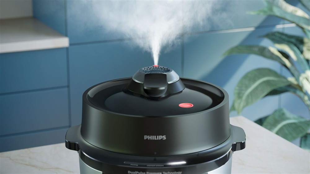Multifunkční hrnec Philips 3000 Series HD2633/80 černý Nevíte, co vařit? Žádný problém! Nakoukněte do aplikace HomeID, která vám nabízí více než 100 receptů.